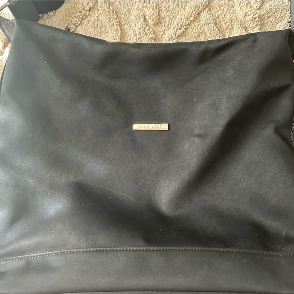 Nine West Black Shoulder/Messenger Bag.